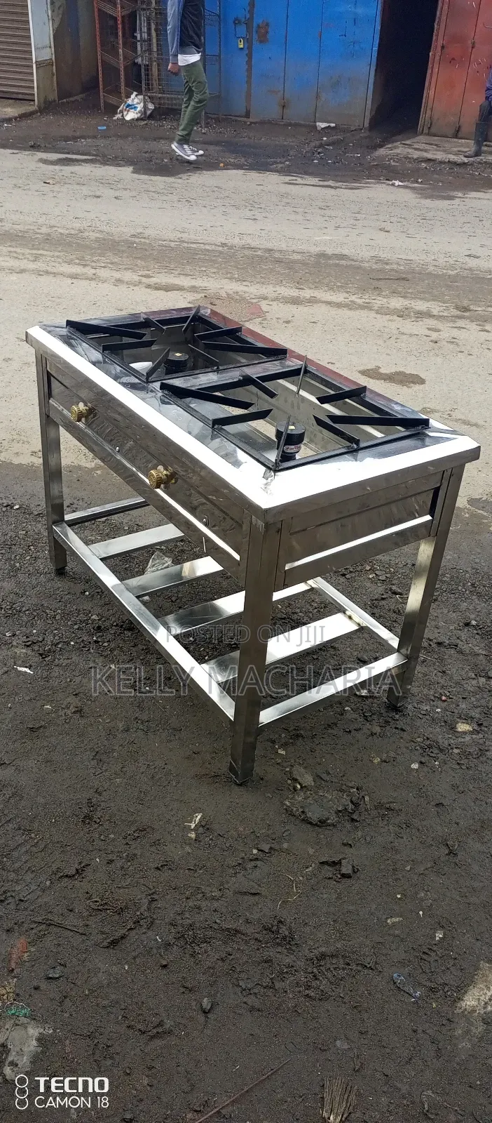Stainless Two Burner Gas Grill Jikos