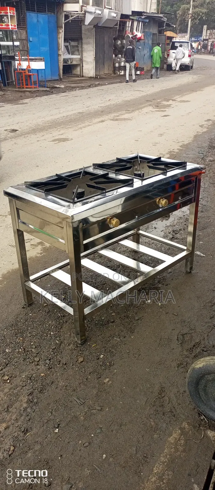Stainless Two Burner Gas Grill Jikos