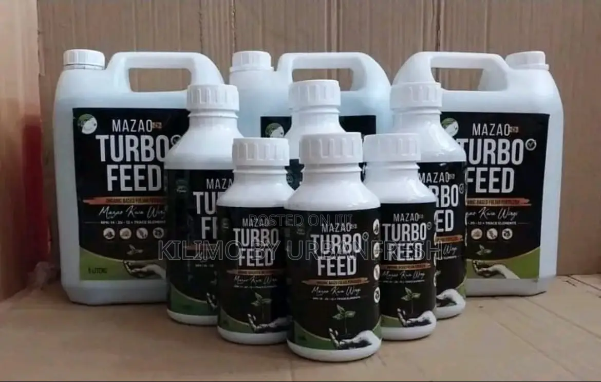 Organic Foliar Fertilizer Mazao 2x Turbo. 1 Ltr.