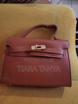 Brown Small Leather Sling Bag - thumbnail 2