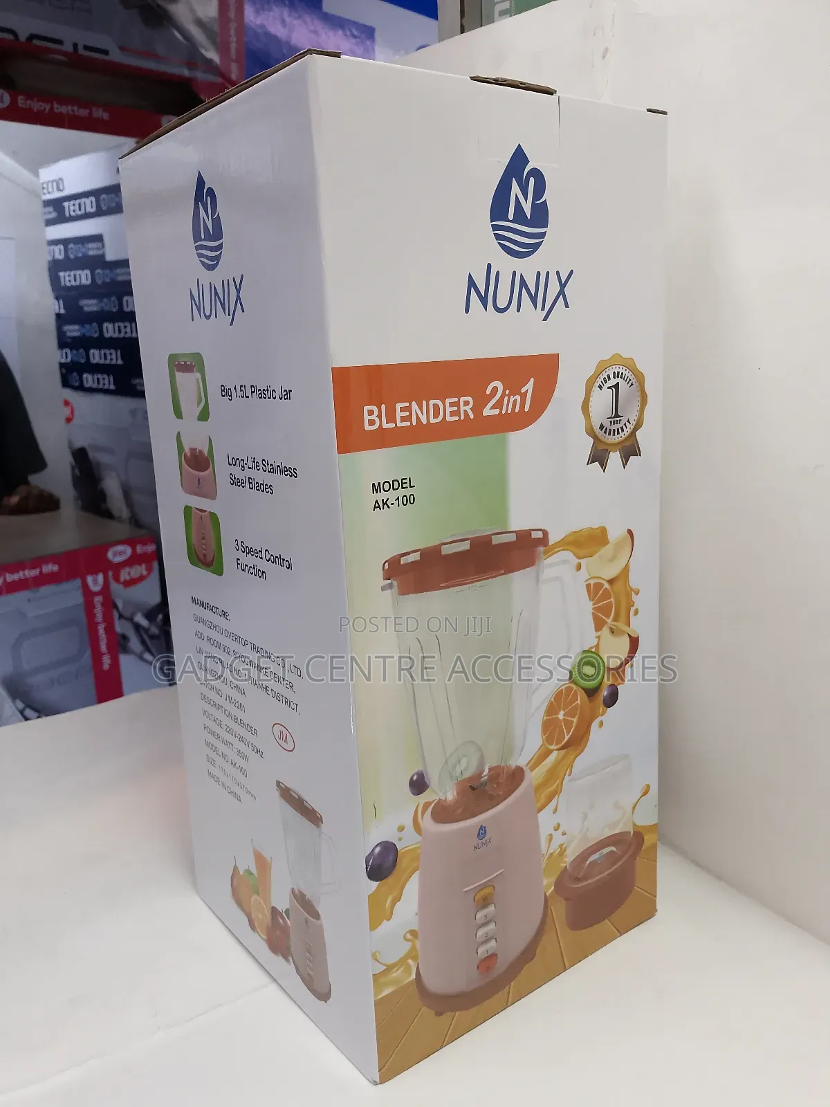 New 2 in 1 Blender