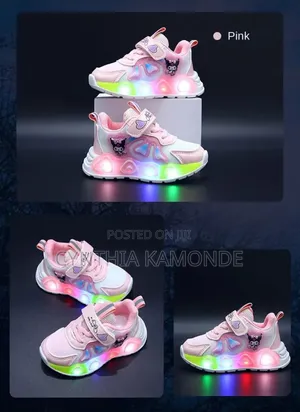 Pink, Purple Kids Sneakers