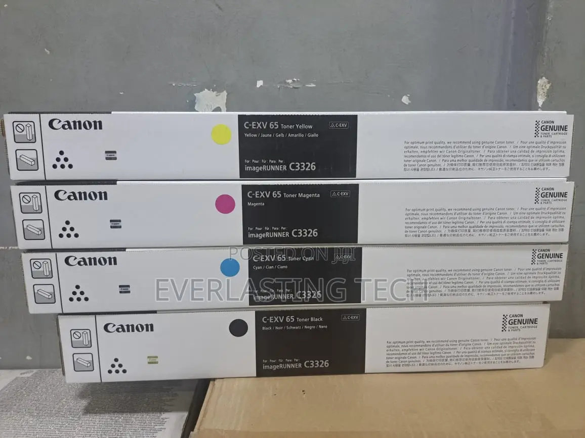Canon Toner C-Exv 65 Yellow (Yield: 11,000 Pages)