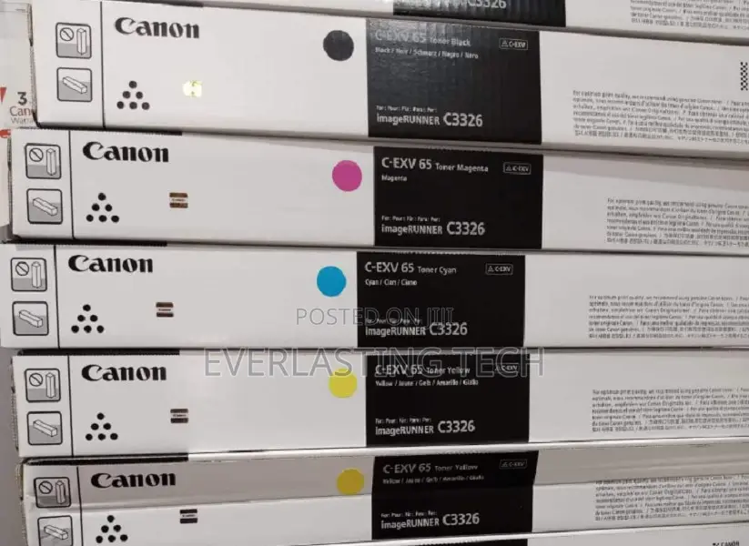 Canon Toner C-Exv 65 Black (Yield: 17,500 Pages)