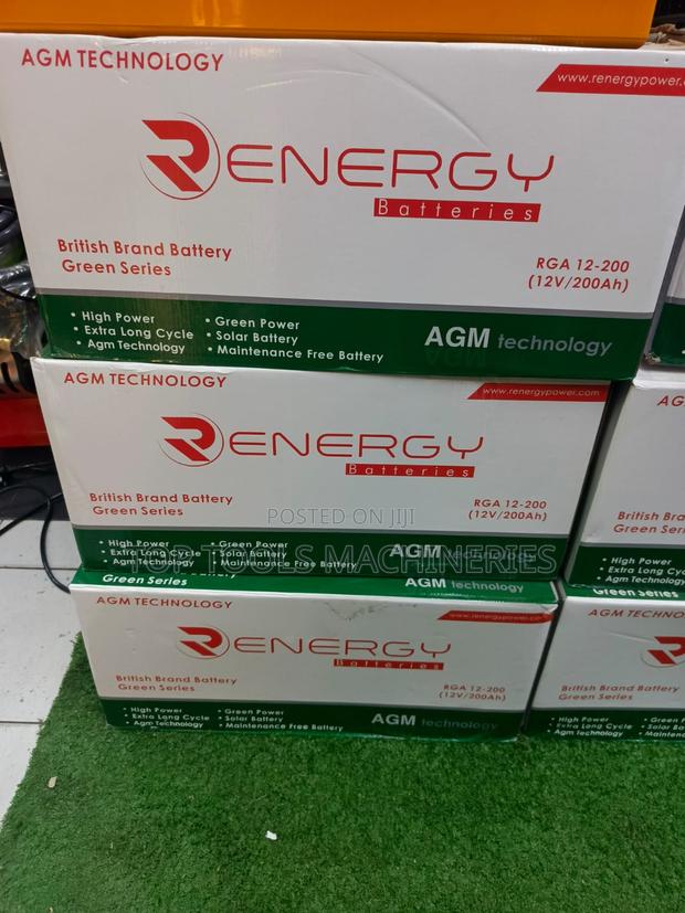Renergy 200ah 12V Deep Cycle Battery