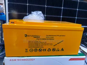 Renergy 200ah 12V Gel European Battery