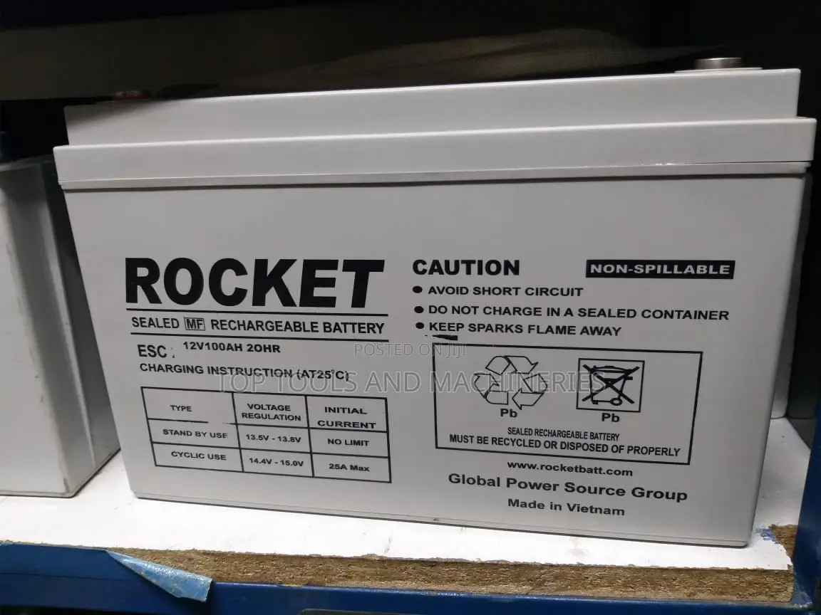 Rocket 12v100ah Solar Backup Battery