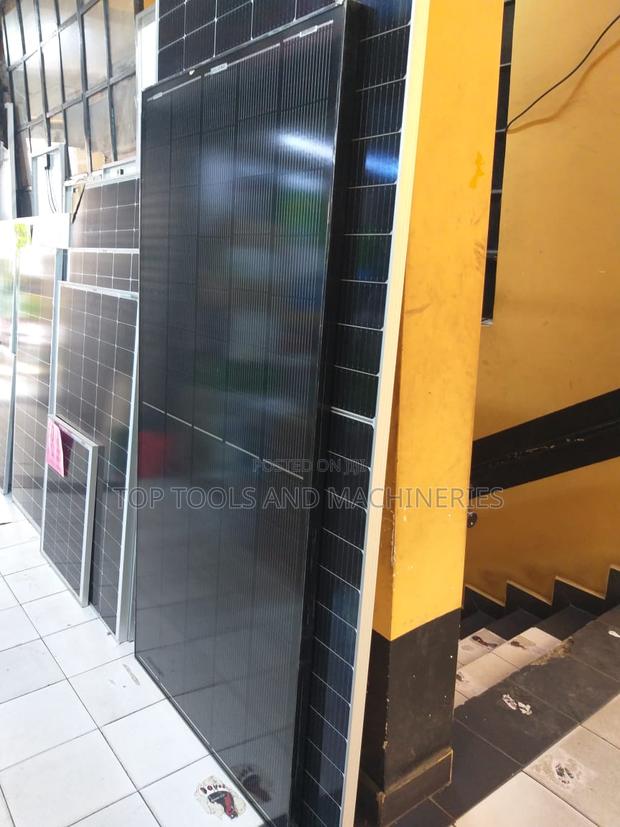 500w Full Black Monocrystalline Solar Panel - main view