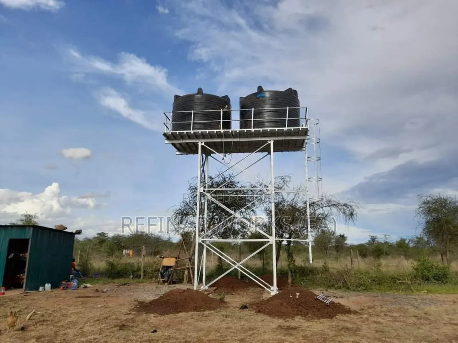 Steel Water Tanks Towers in Kenya - Galvanized/Coated