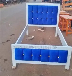 Fancy Blue Bed 4 by 6