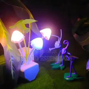 LED Mushroom Decorative Socket Lamp