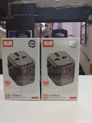 Earldom 2500W Universal Travel Wall Charger USB+Type-c