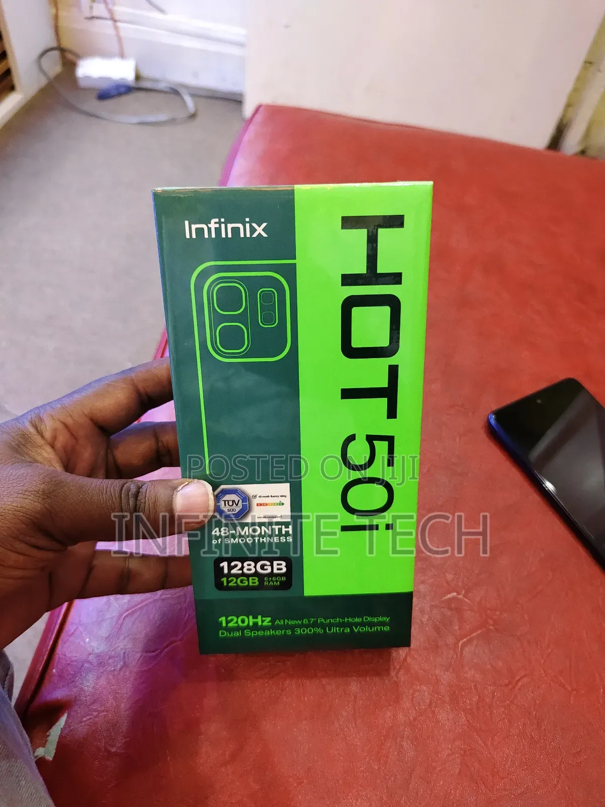 New Infinix Hot 50i 128 GB Black