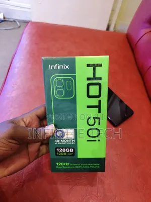 New Infinix Hot 50i 128 GB Black
