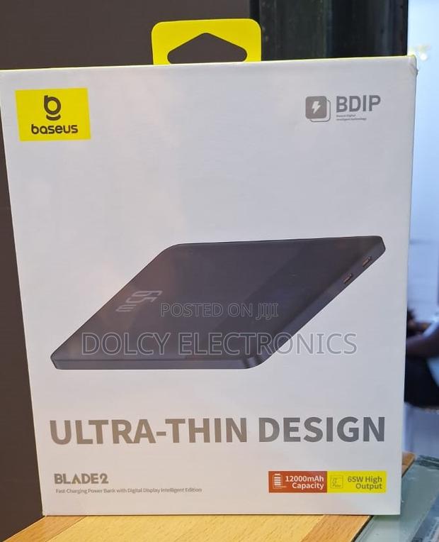 Baseus Blade 2 Smart Power Bank 65W 12000mah - thumbnail 2