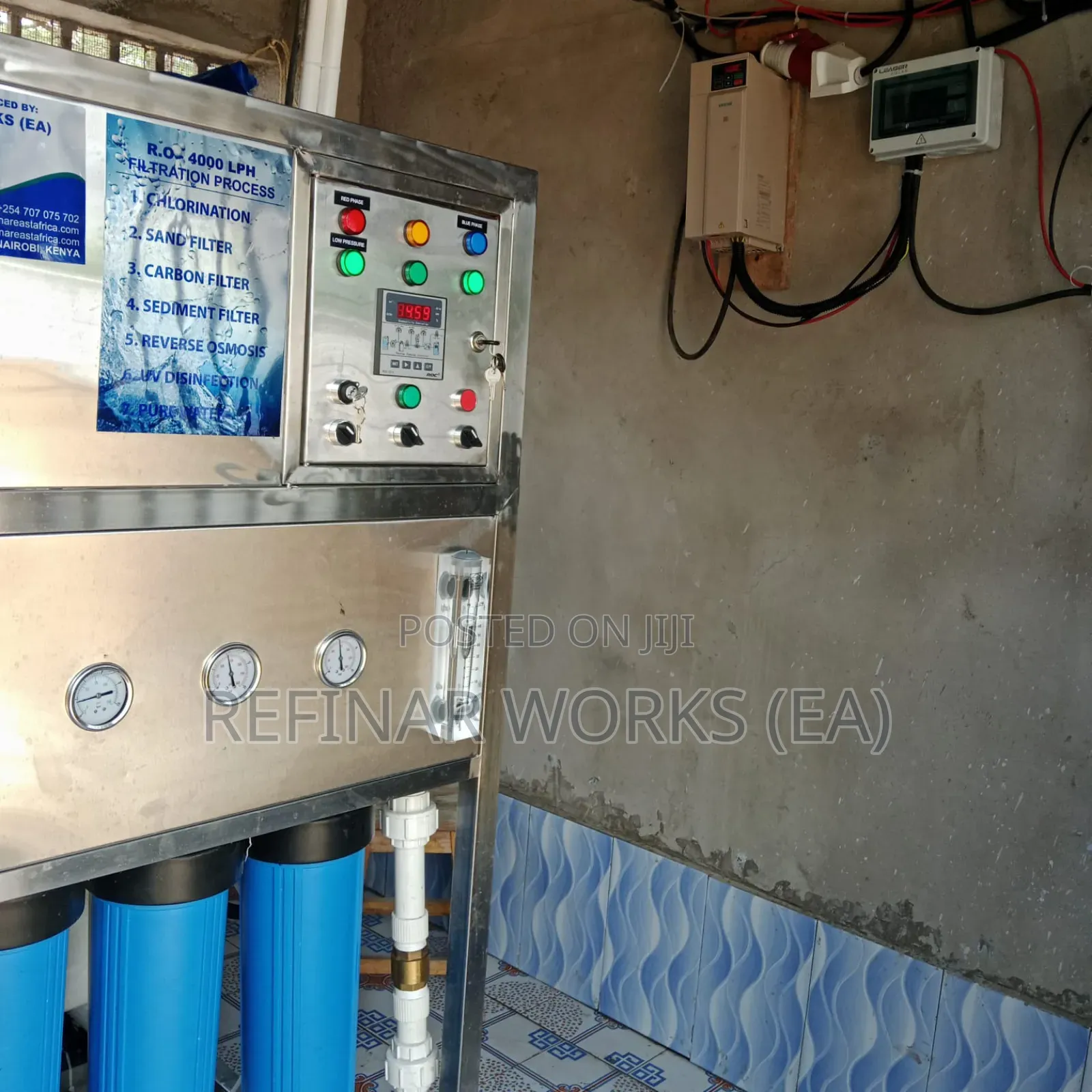 Commercial and Industrial Water Purification Machines - RO