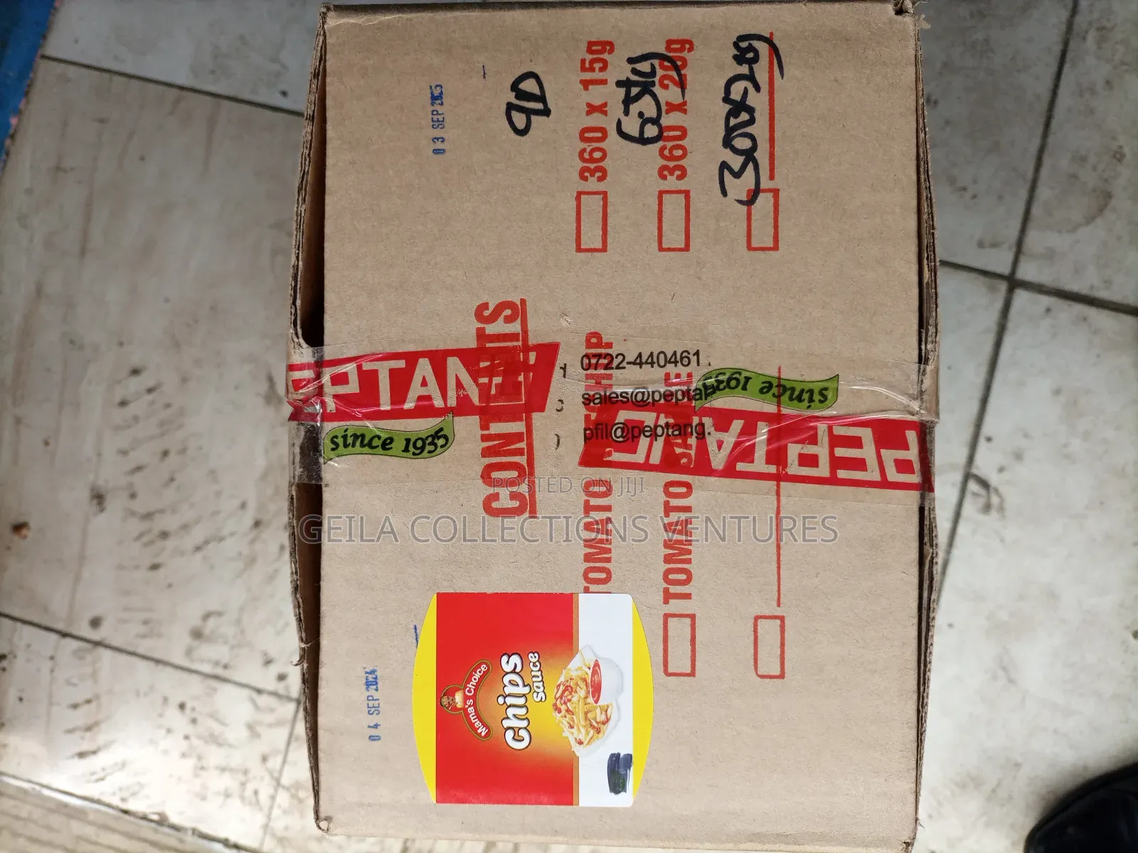 Peptang- Mama's Choice Tomato Sauce Satchets 20g*300pcs