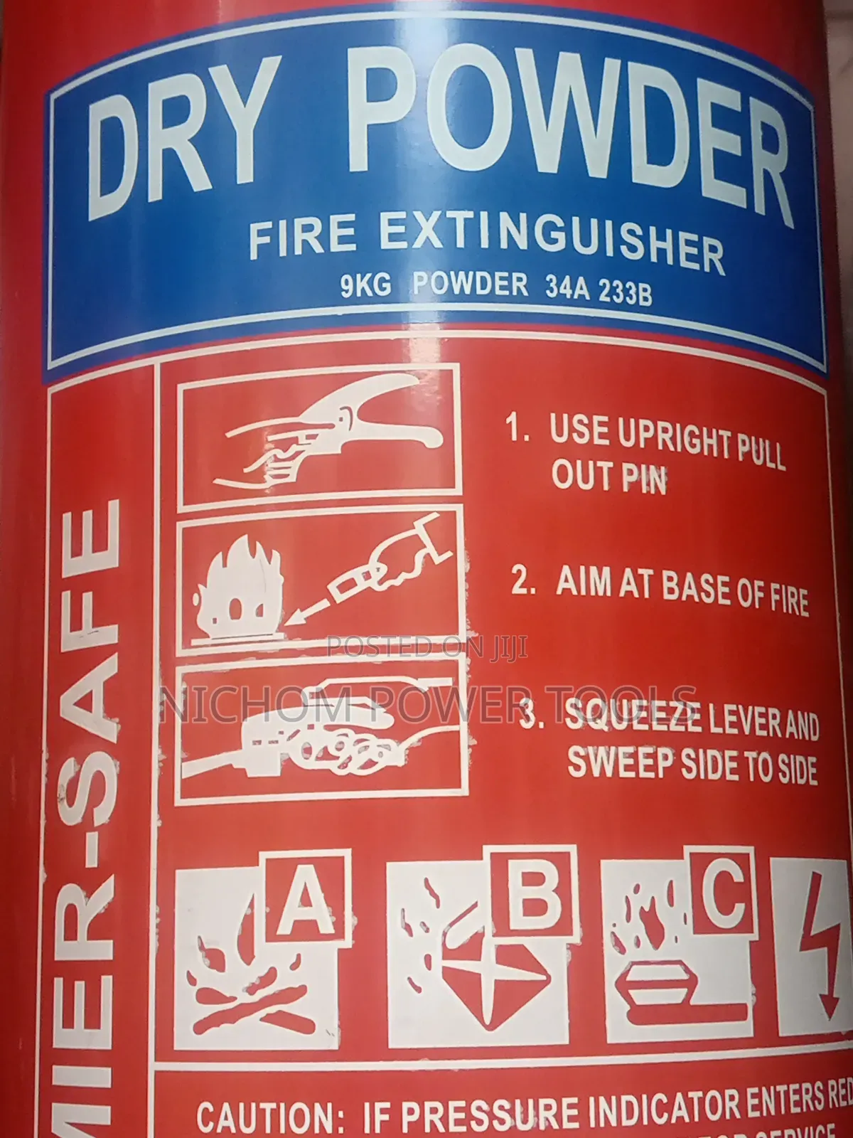 ABC 9kg Dry Powder Fire Extinguisher
