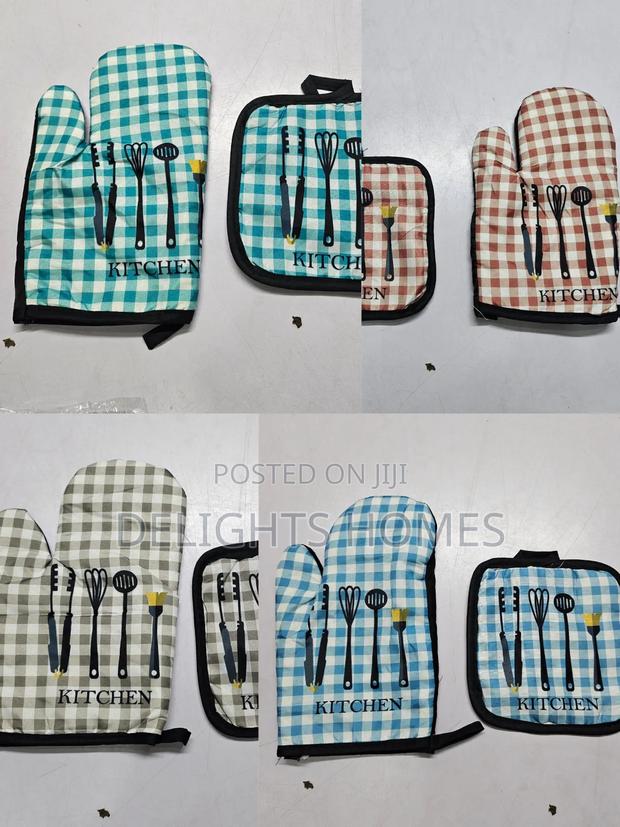 *2in1 Oven Glove Mitt +Mat_pa