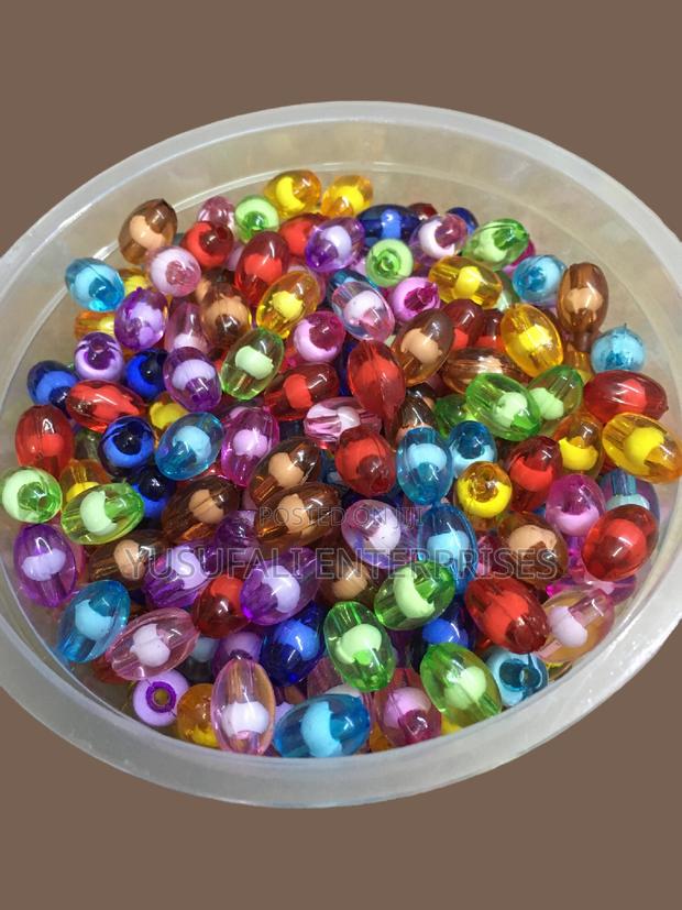 Oval Beads With Fancy Look - main view