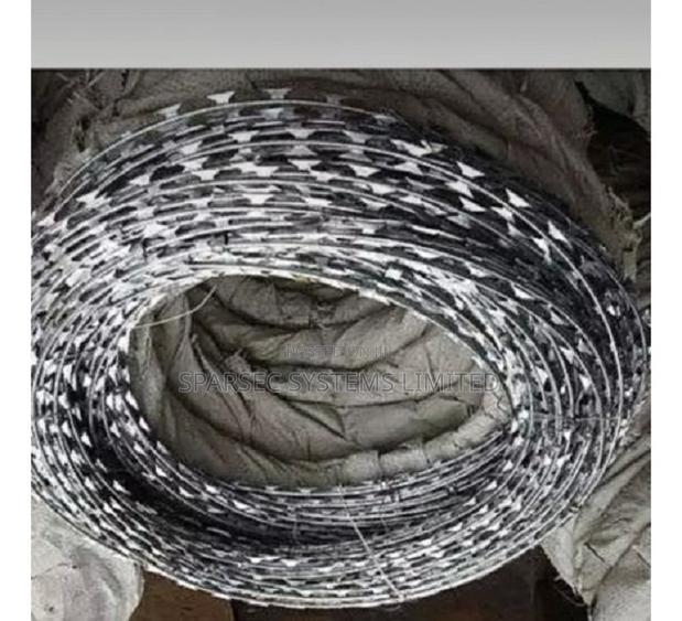 Galvanized 10m Razor Wire, 730mm Diameter