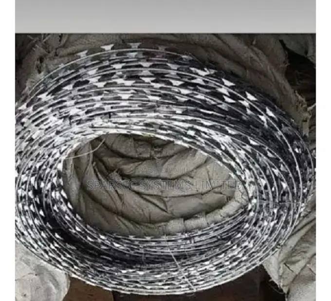 Galvanized 10m Razor Wire, 730mm Diameter