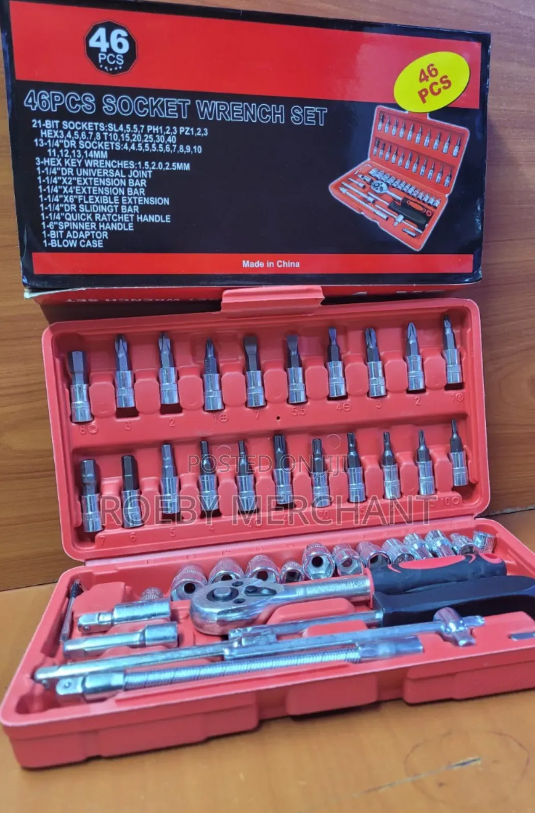 Socket Wrench Set 46pcs