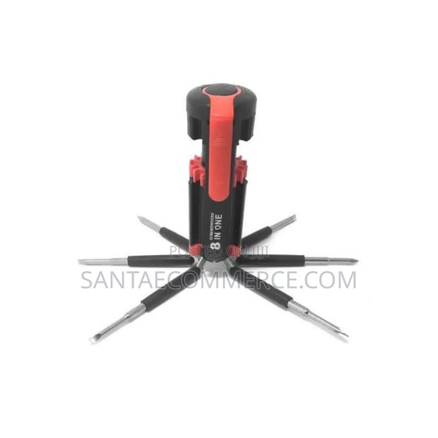 8 in 1 Screwdriver With Torch - main view