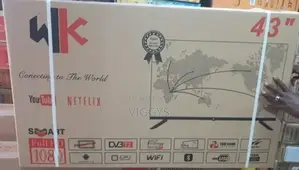 New Model WK 43 Inch Smart TV Netflix NV-1