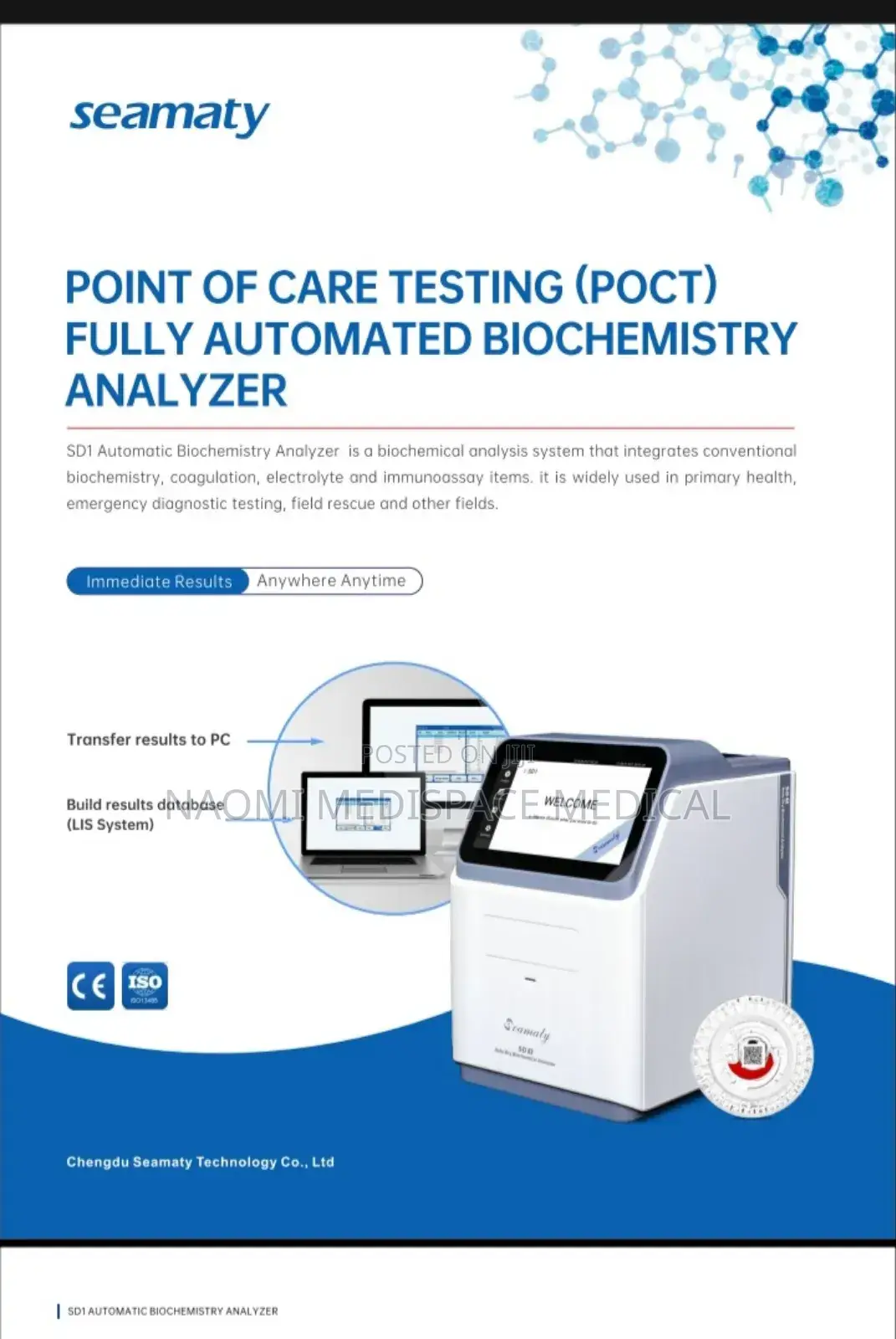 Fully Automated Biochemistry Analyzer