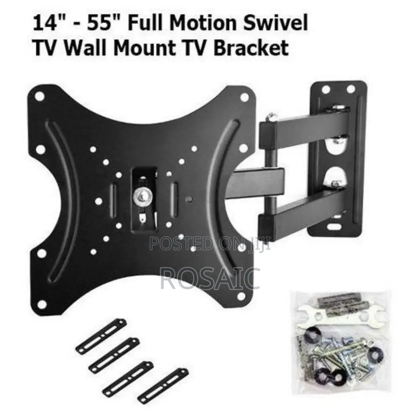 14" - 55" Full Motion Swivel Wall Mount Tv Bracket