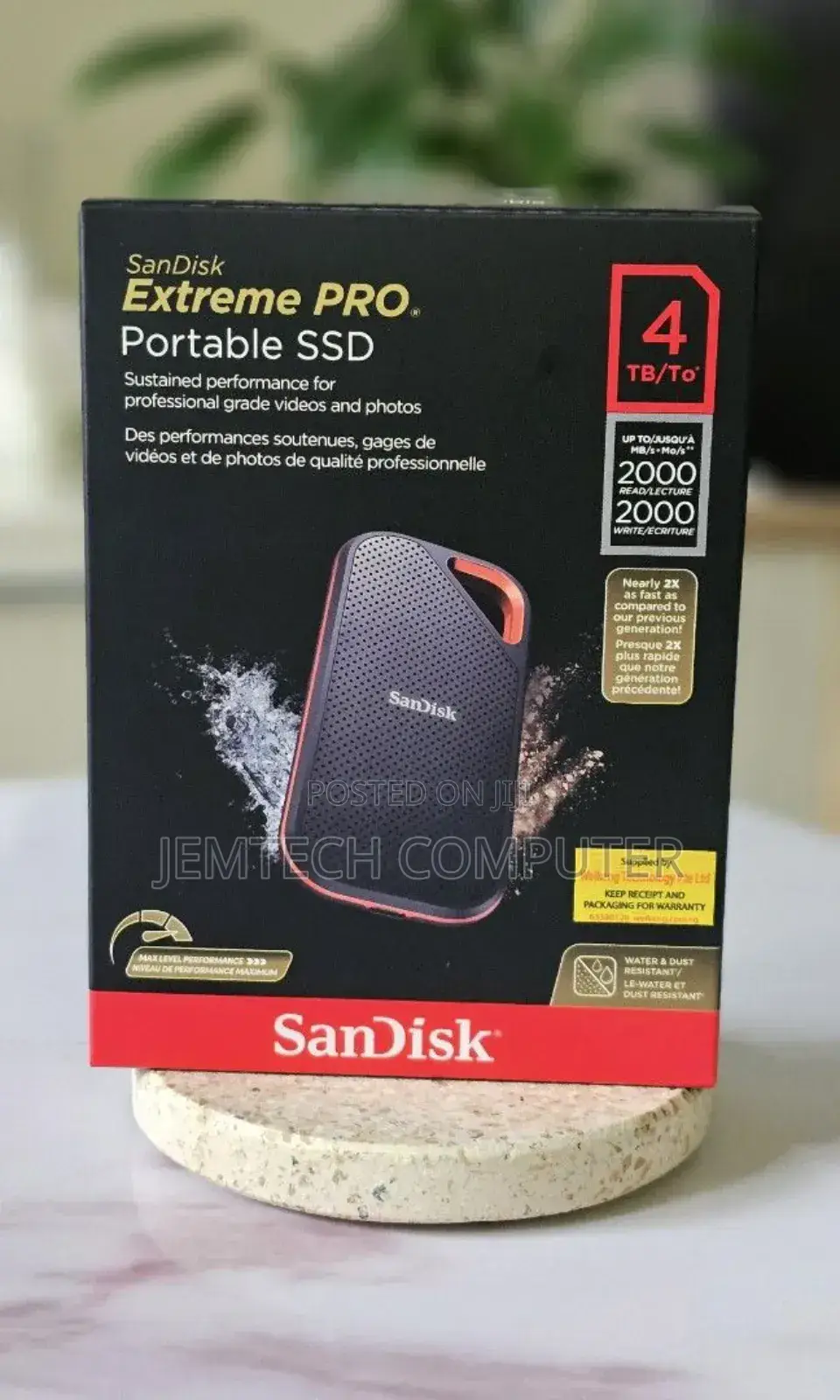 Sandisk 4tb##Sandisk 4tb Extreme Pro Portable SSD