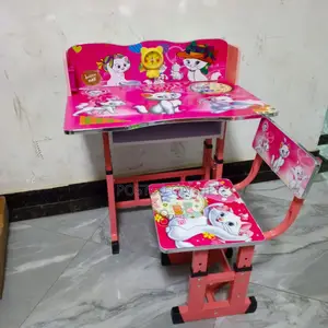 Kids' Study Table With Chair – Ideal for Homework, Art, And