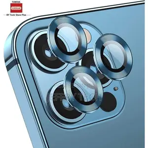 Coblue 3 Camera Lens Protectors for iPhone 14 Pro Max - Blue