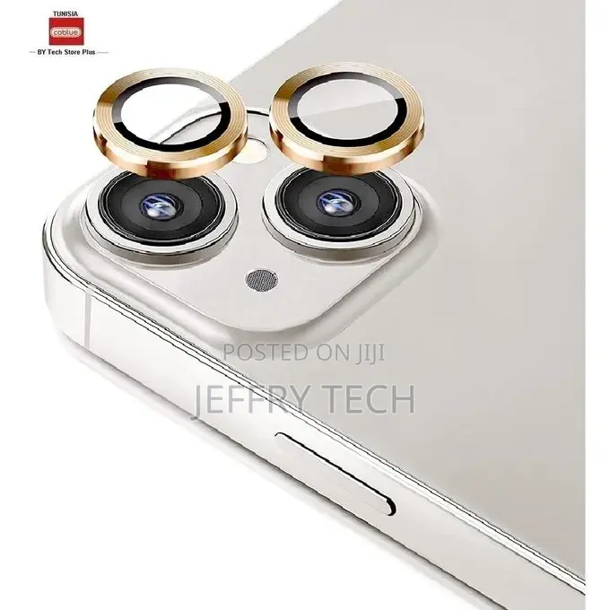 2 Camera Lens Protectors for iPhone 14/14 Plus - Gold