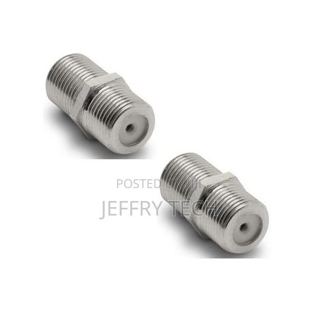 2 F Screw Fittings - Female/Female for Tv-Sat Cable