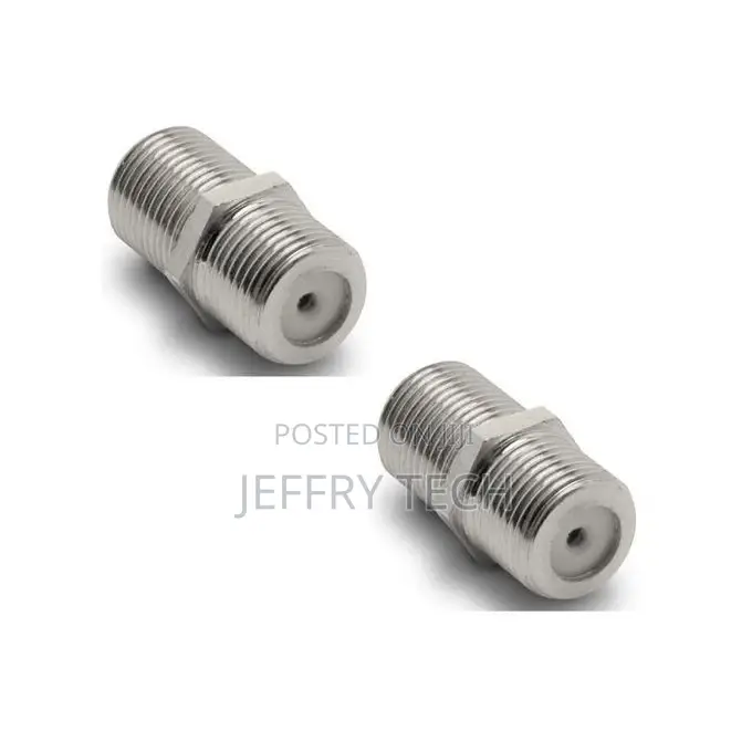 2 F Screw Fittings - Female/Female for Tv-Sat Cable