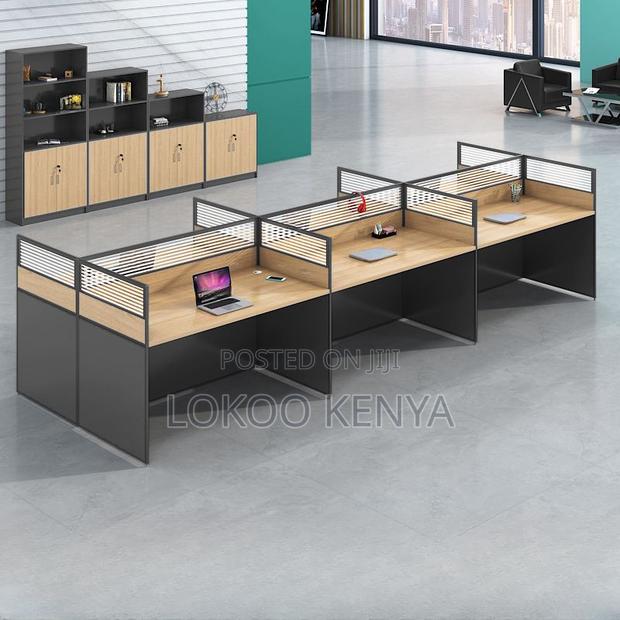 Workstation :6-Way Modular Office Workstation - thumbnail 2