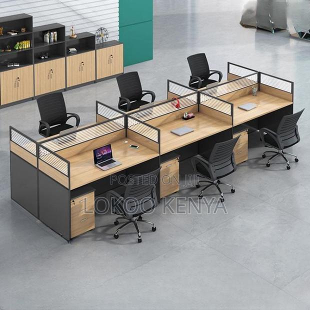 Workstation :6-Way Modular Office Workstation - thumbnail 6
