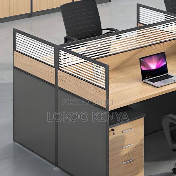 Workstation :6-Way Modular Office Workstation - thumbnail 4
