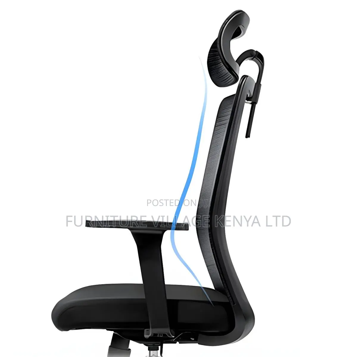 High Back Modern Task Chair With Adjustable Seat Height
