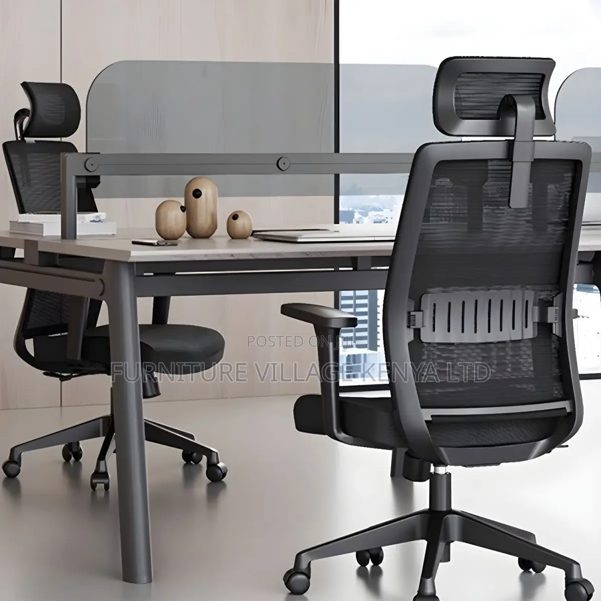 High Back Modern Task Chair With Adjustable Seat Height
