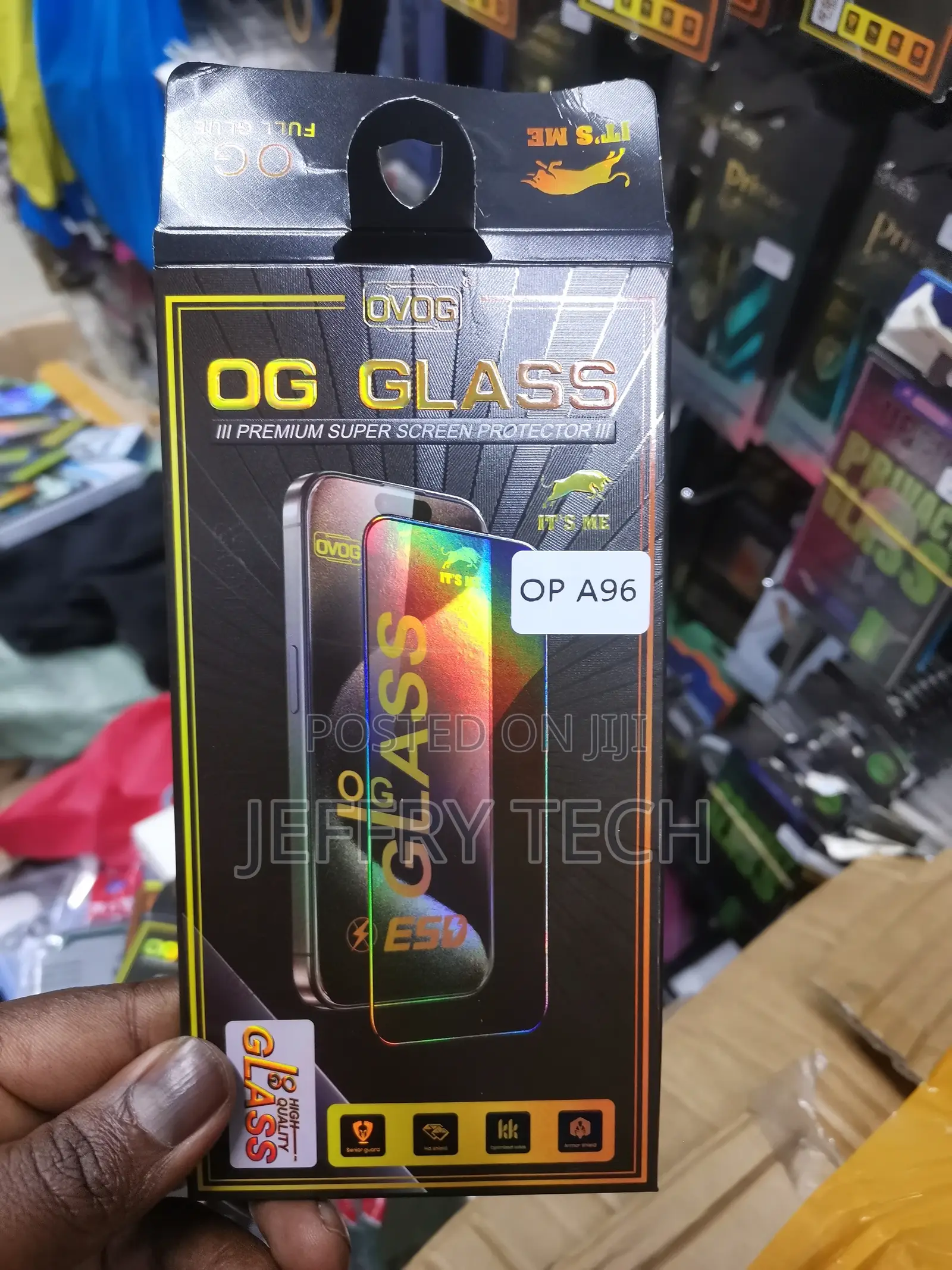 Oppo A96 Tempered Glass 9D Full Edge to Edge for Oppo A96