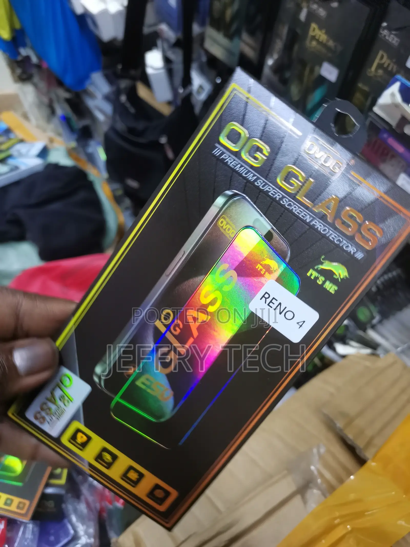 Oppo_ Reno 4 - Curve OG Gorilla Hd+ Glass Protector Full Edg
