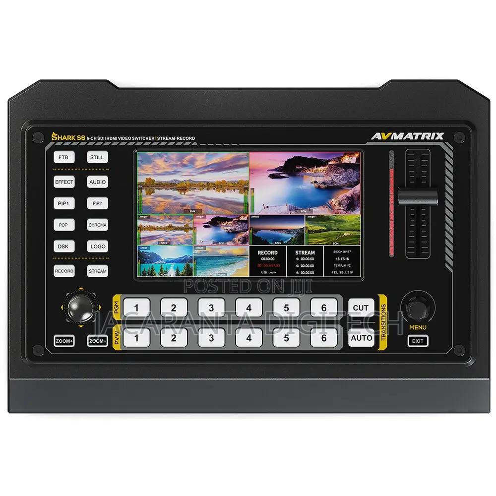 Avmatrix Shark S6 6-Channel Hdmi/Sdi Video Switcher