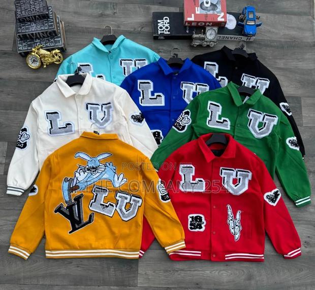 Unisex Legit Designer Leather Louis Vuitton Jackets - main view