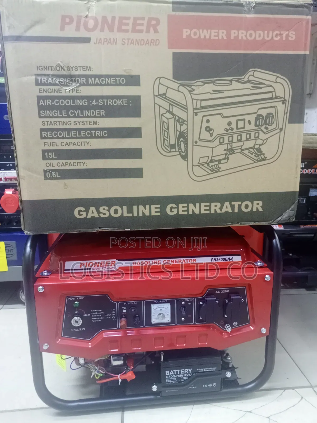 Pioneer Pn3600en-6 3.5kva Gasoline Generator