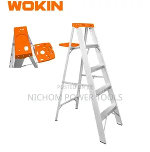 Wokin 682424 4 STEP HOUSEHOLD LADDER