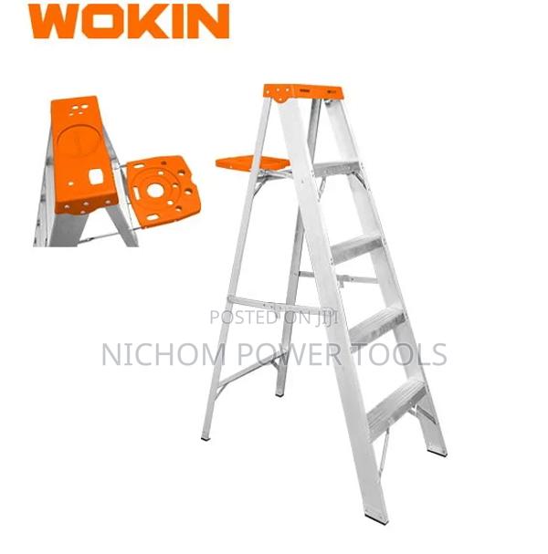 Wokin 682424 4 STEP HOUSEHOLD LADDER - main view