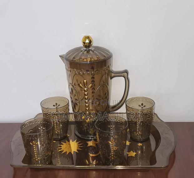 Acrylic Water Set With Jug, Tumblers and Tray - main view
